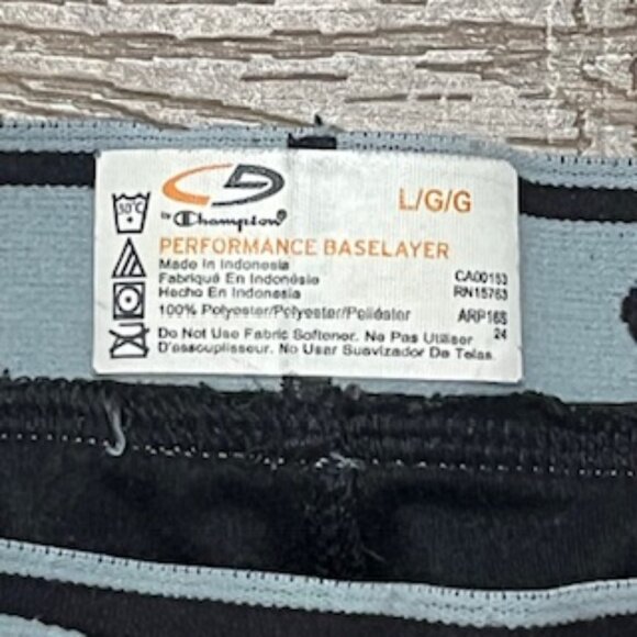 Champion Performance Base Layer Pants Men’s Size Large Black Knit - Picture 12 of 12